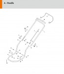 Stihl RM 2.2 R (BR) Cordless Lawn Mower Spare Parts